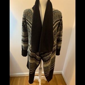 Kensie shawl collar cardigan, size S